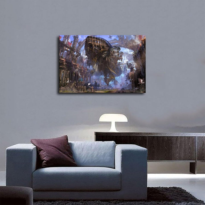 Futuristic Steampunk Poster Wall Art chic