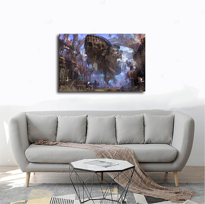 Futuristic Steampunk Poster Wall Art tendance