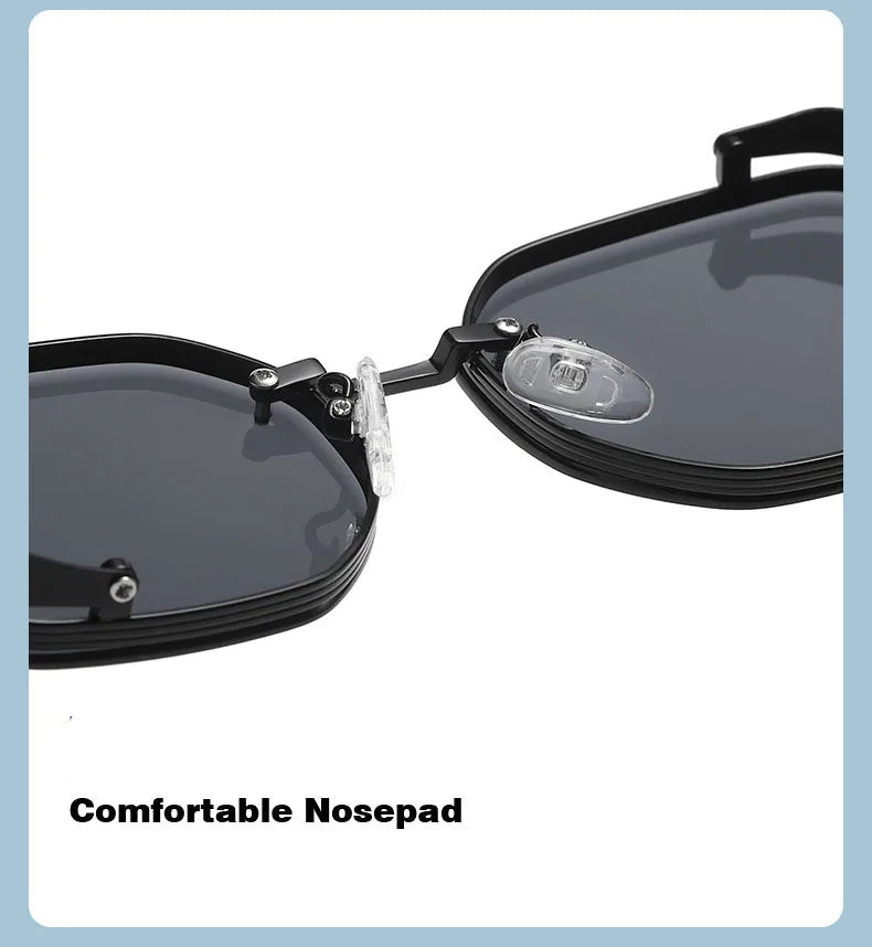 Geometric Steampunk Sunglasses – angular frames