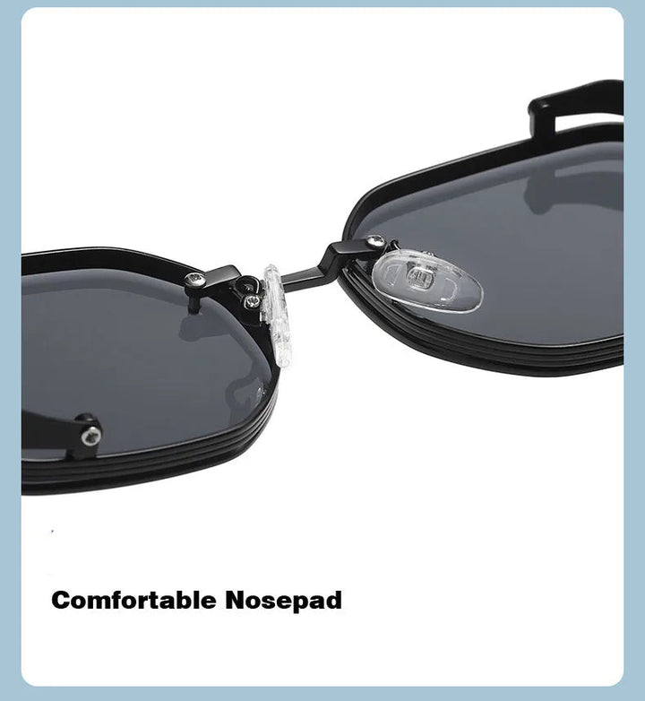 Geometric Steampunk Sunglasses – angular frames
