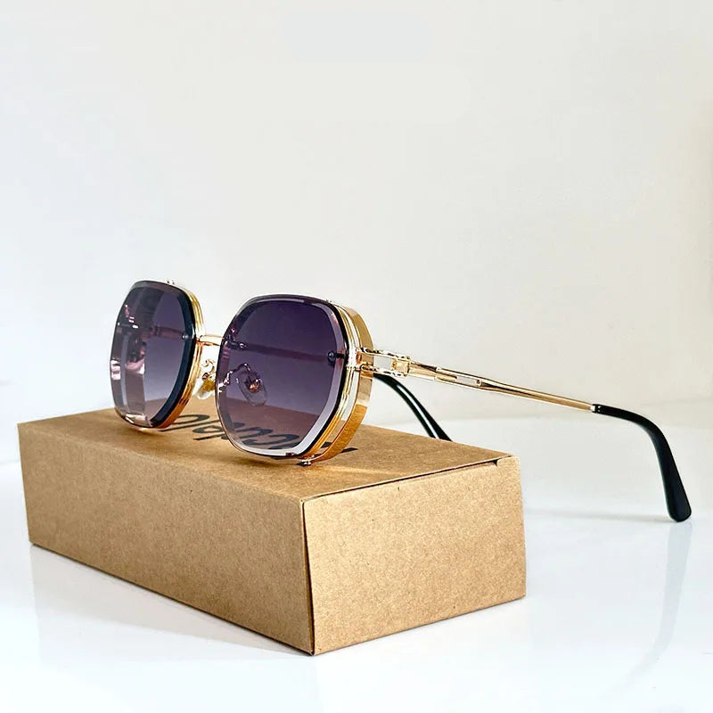 Geometric Steampunk Sunglasses – bold style