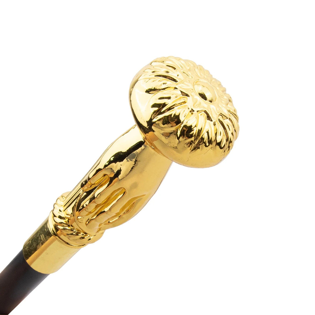 Gold Steampunk Cane Design chic