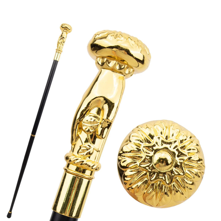 Gold Steampunk Cane Design fashion