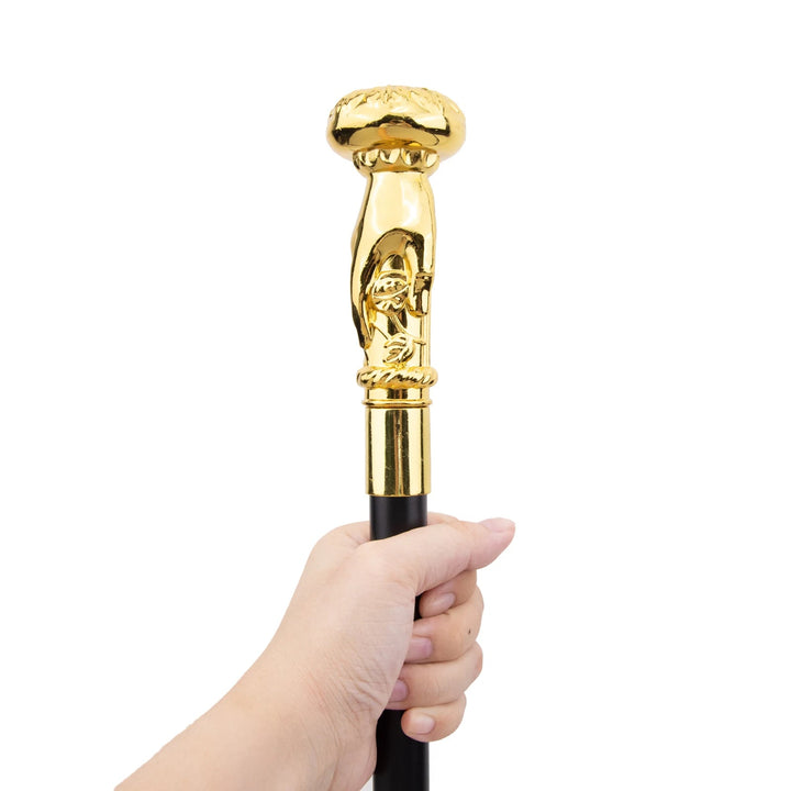 Gold Steampunk Cane Design fashionable