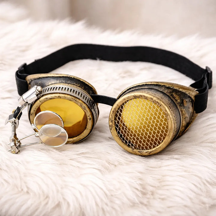 Gold Steampunk Goggles