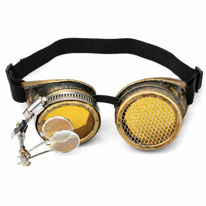 Gold Steampunk Goggles Stylish