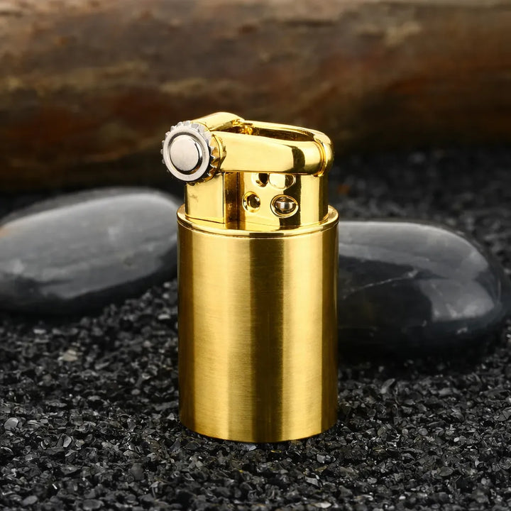 Gold Steampunk Mini Lighter Style