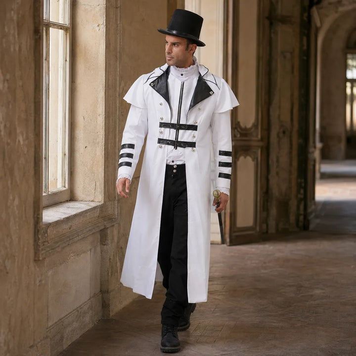 Gothic Black Trench Coat