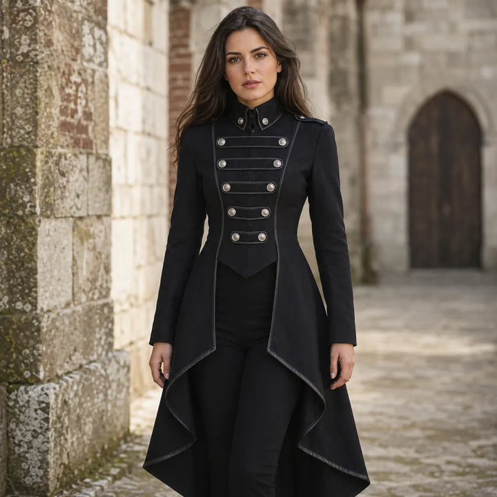 Gothic Military Trench Coat