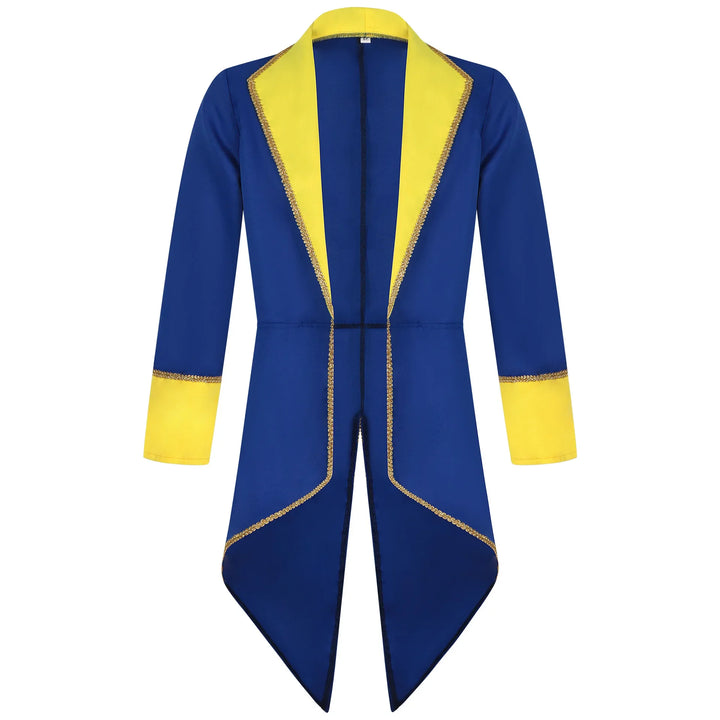 Gothic Steampunk Cosplay Coat Blue