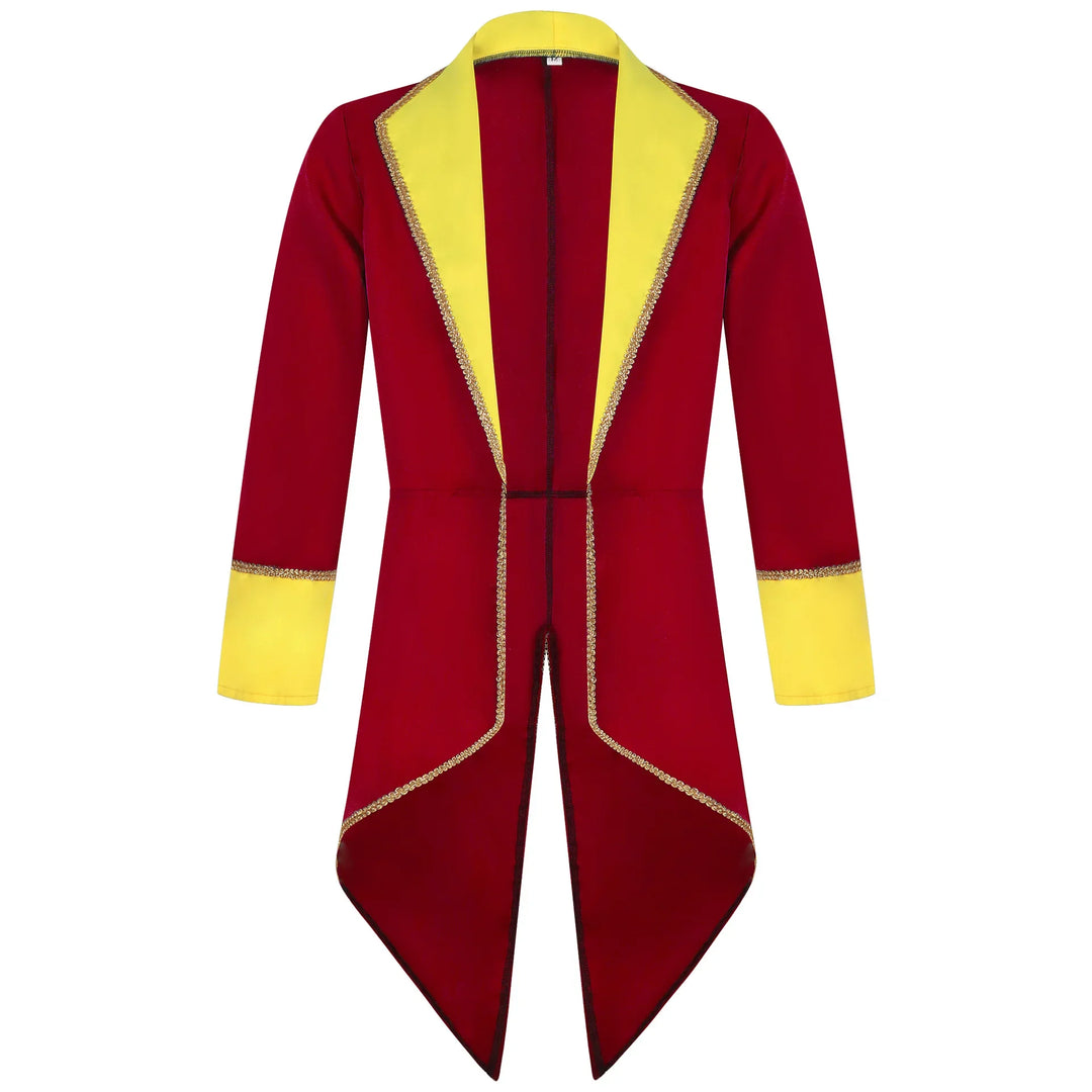 Gothic Steampunk Cosplay Coat Red