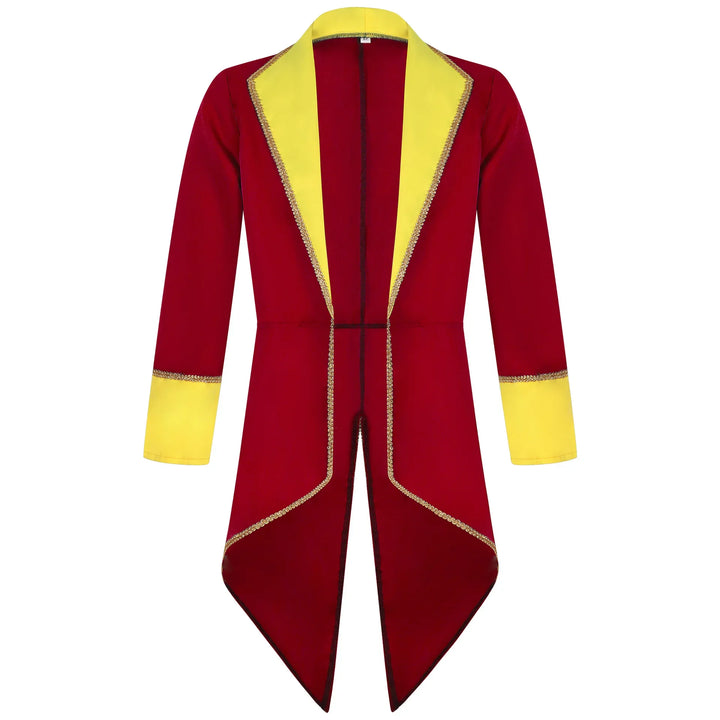 Gothic Steampunk Cosplay Coat Red