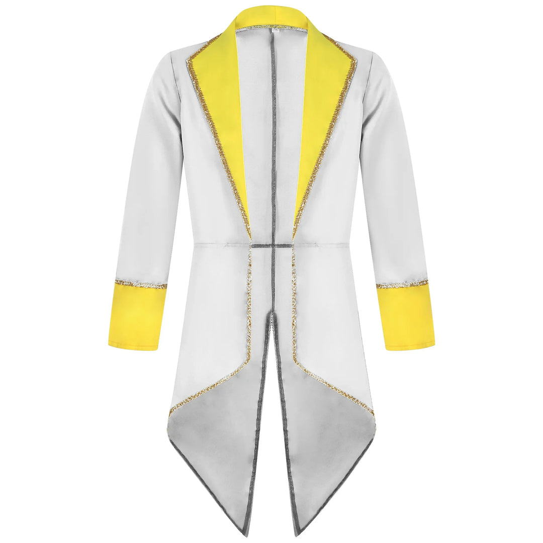 Gothic Steampunk Cosplay Coat White