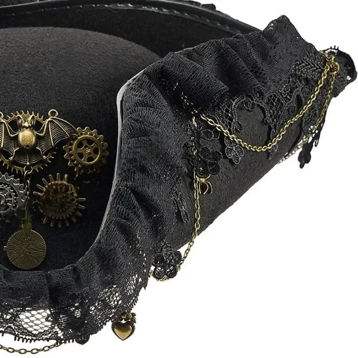 Gothic Steampunk Pirate Hat Stylish