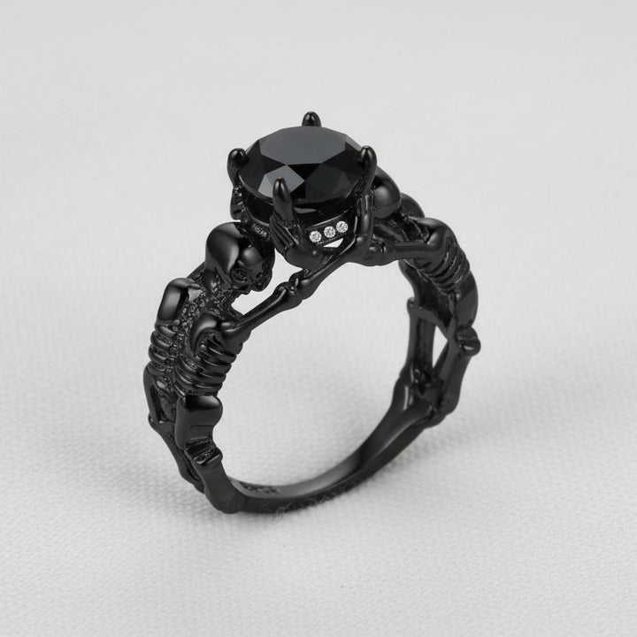 Gothic Steampunk Skeleton Ring