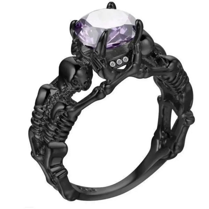 Gothic Steampunk Skeleton Ring elegant