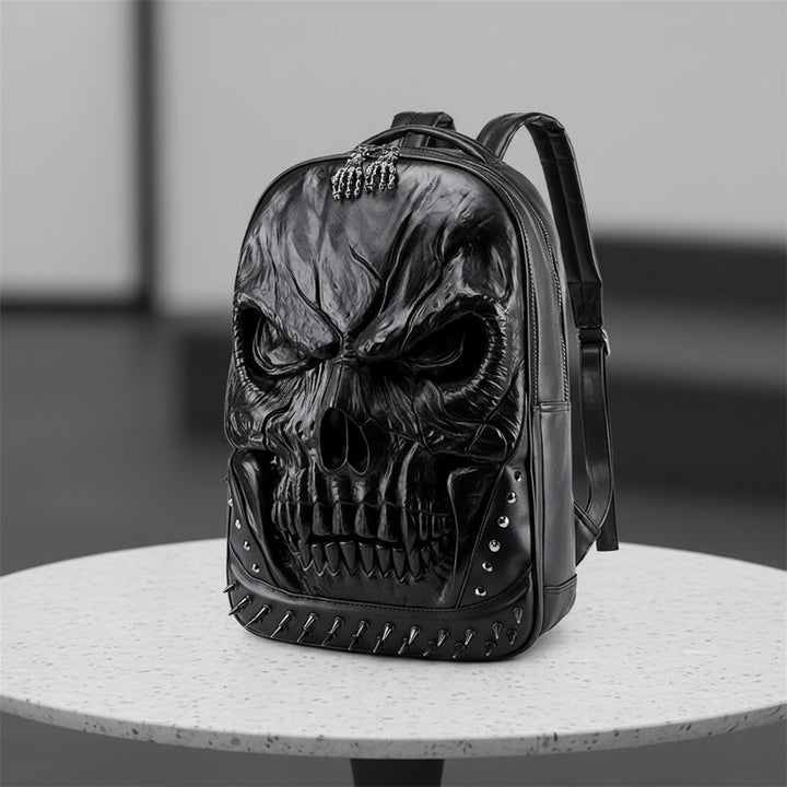 Gothic Steampunk Skull Backpack