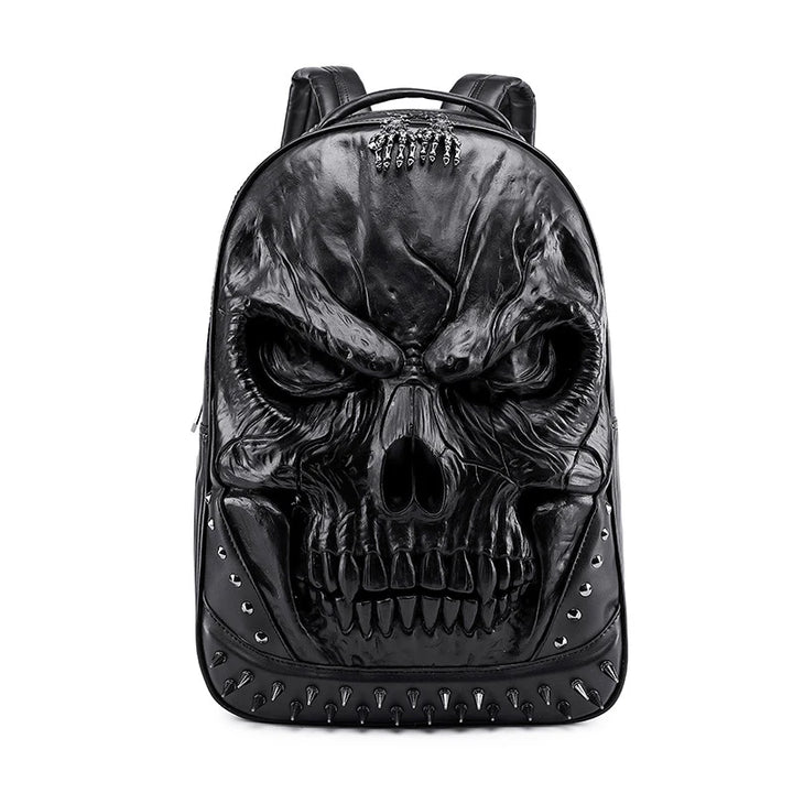  Gothic Steampunk Skull Backpack black