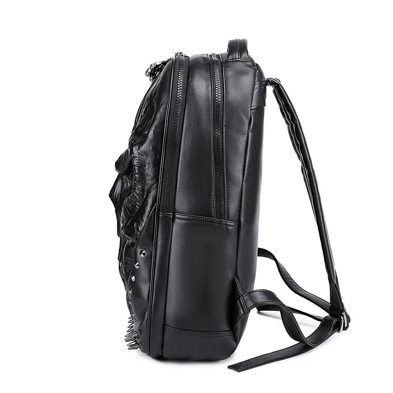 Gothic Steampunk Skull Backpack elegant