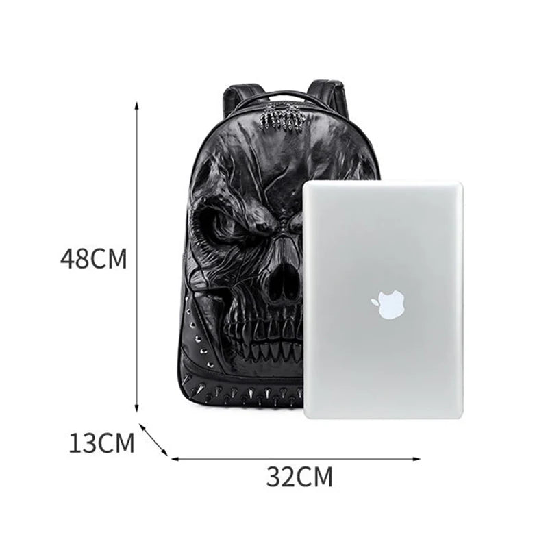 Gothic Steampunk Skull Backpack stylish