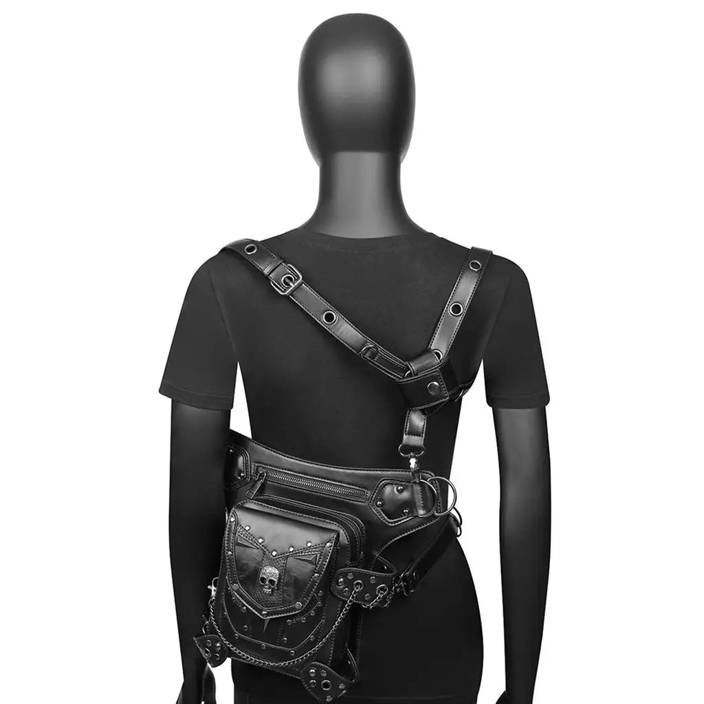 Gothic Steampunk Skull Bag durable