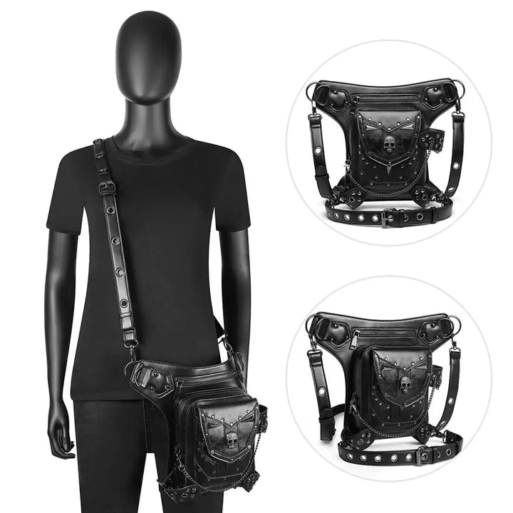 Gothic Steampunk Skull Bag perfect