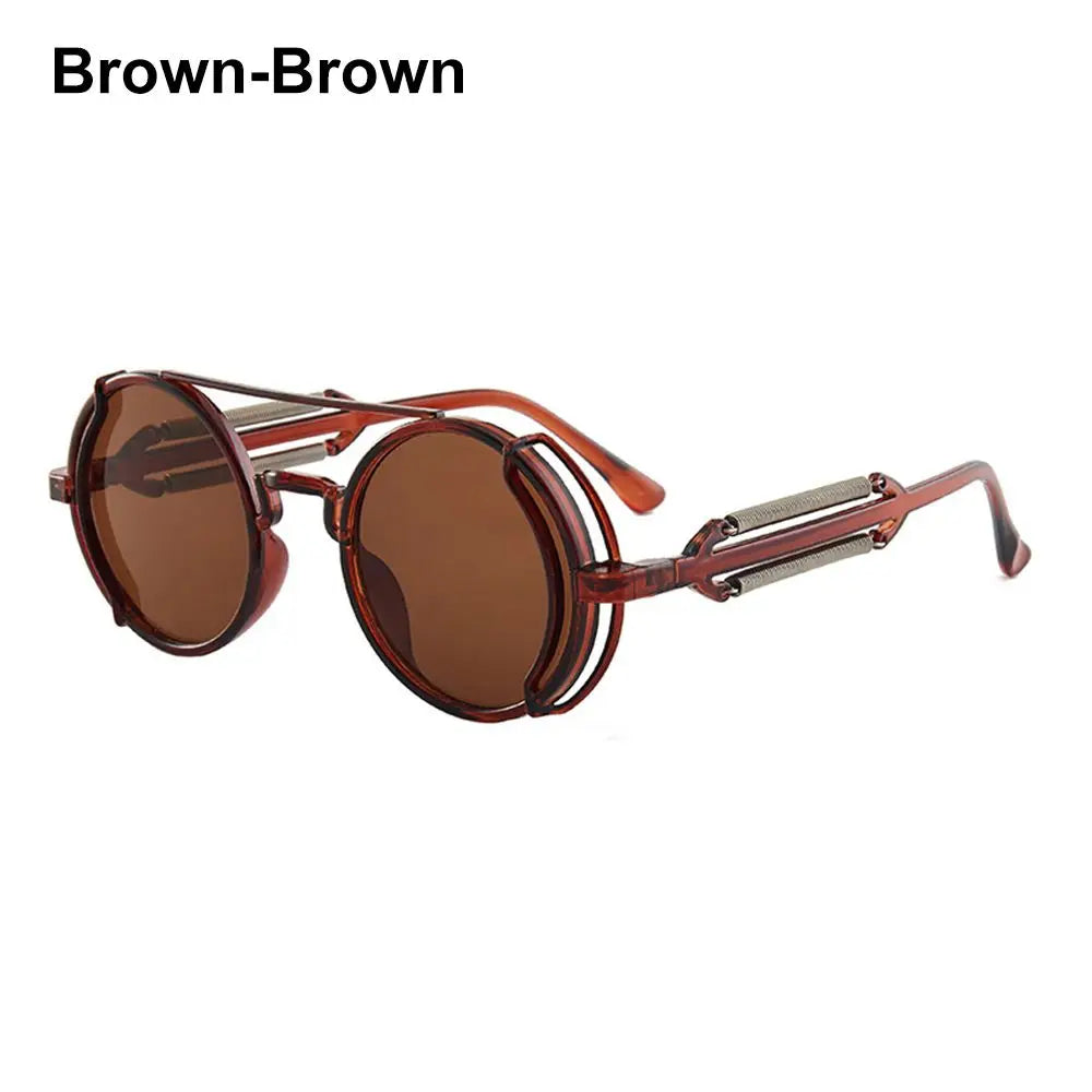 Gothic Steampunk Sunglasses UV400 – industrial look