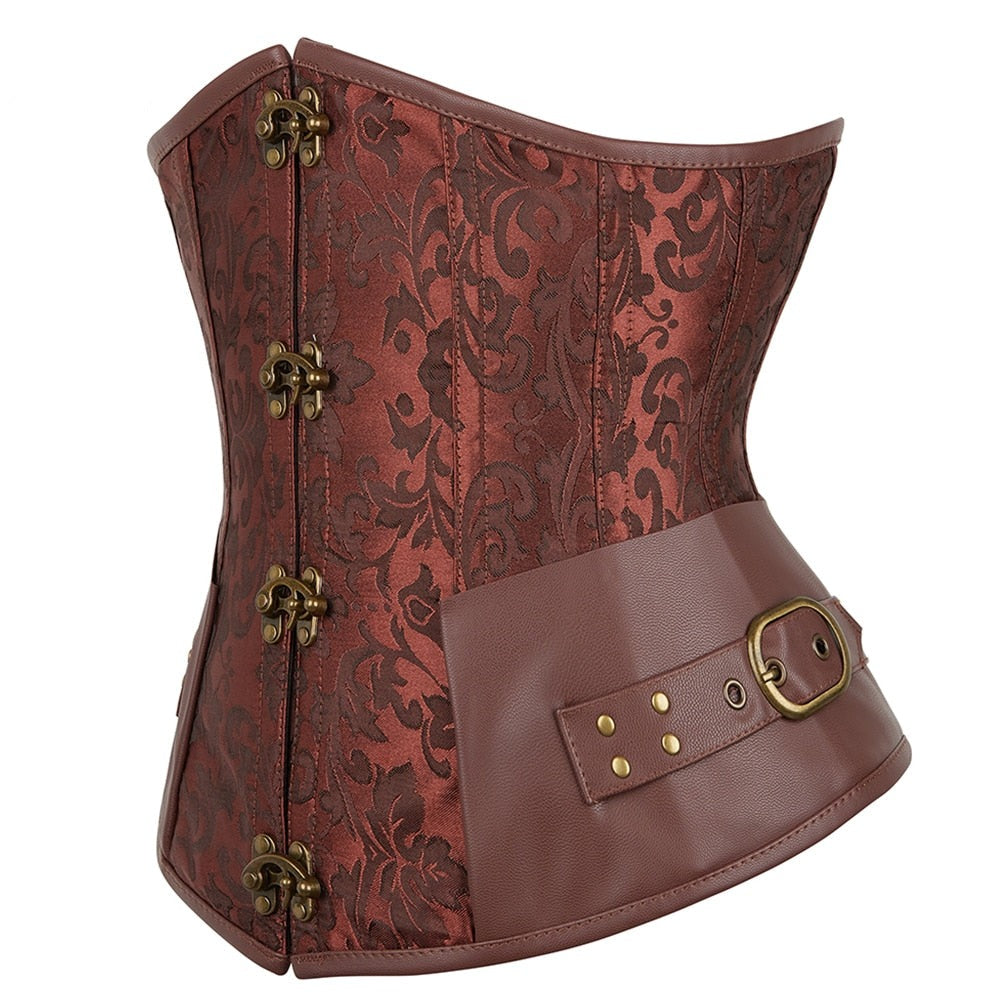 Brown Steampunk Corset
