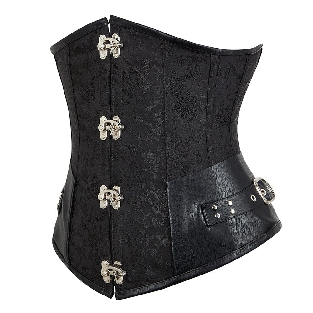 Black Steampunk Corset