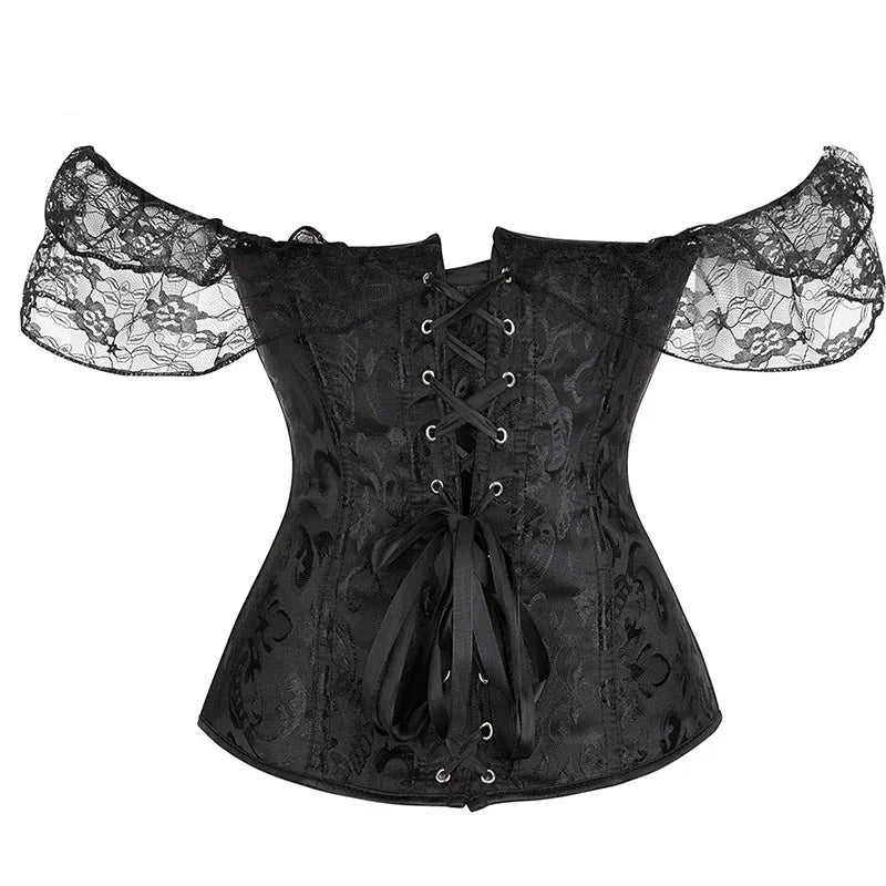 Black victorian corset – Steampunkstyler