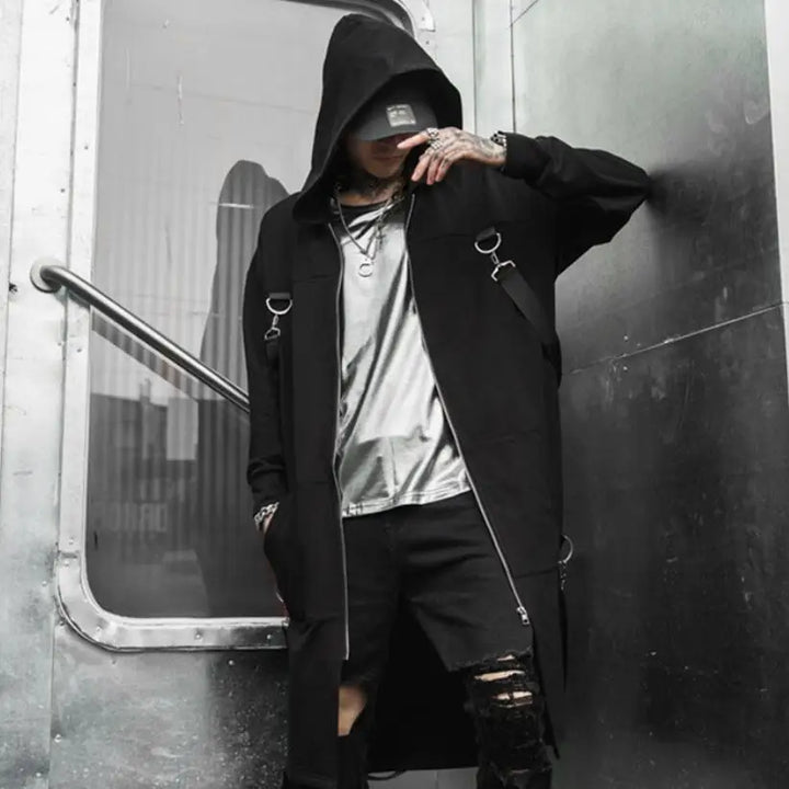 Casual Steampunk Hooded Coat