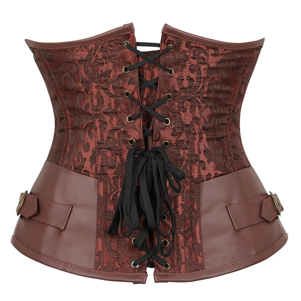 Brown Steampunk Corset