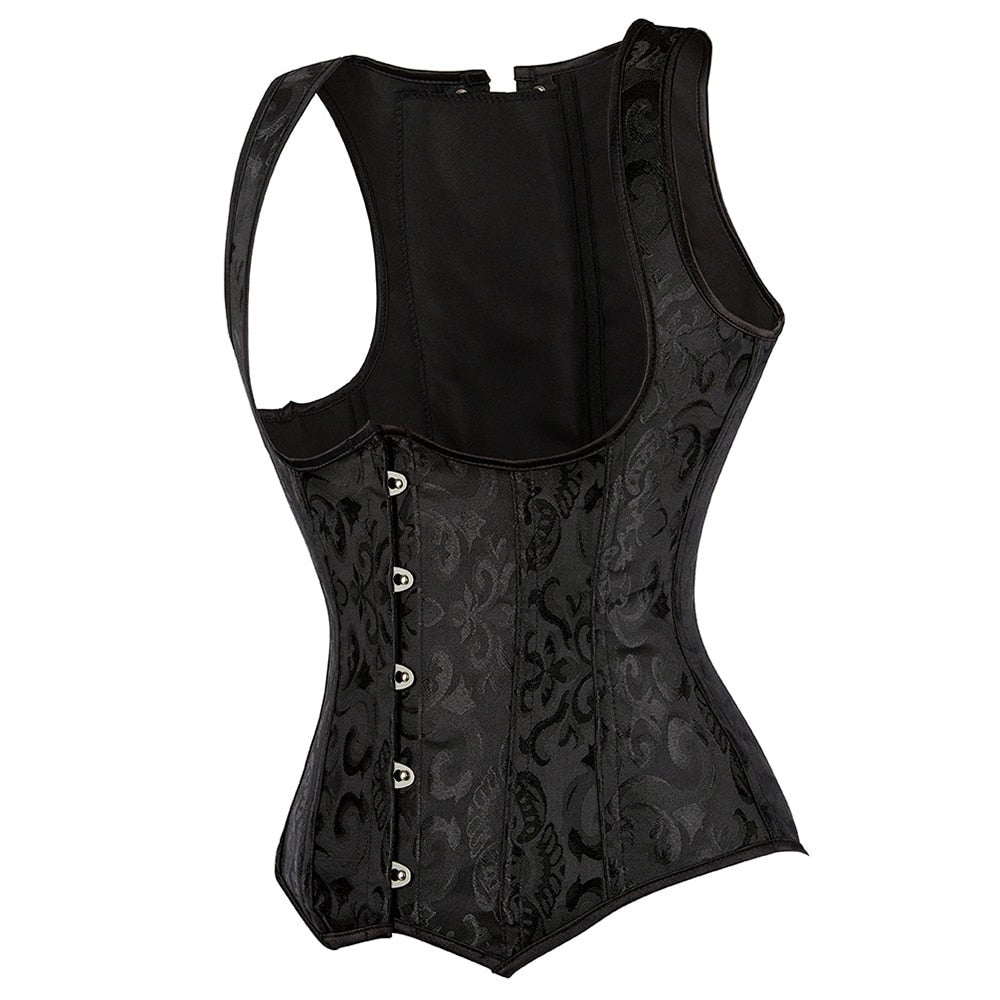 Steampunk Corset Flowers side