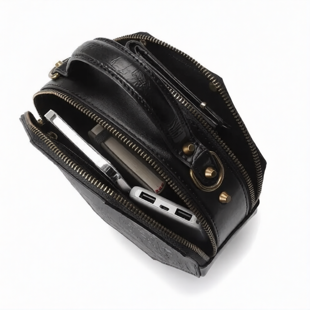 Hexagonal Steampunk Watch Bag chic