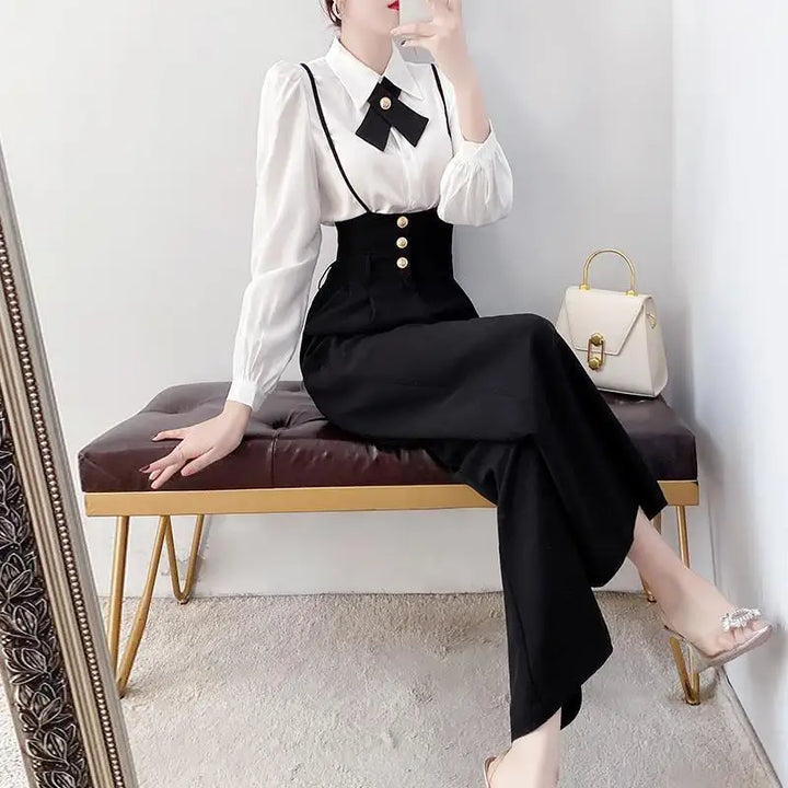 High-Waisted Steampunk Suspenders Design