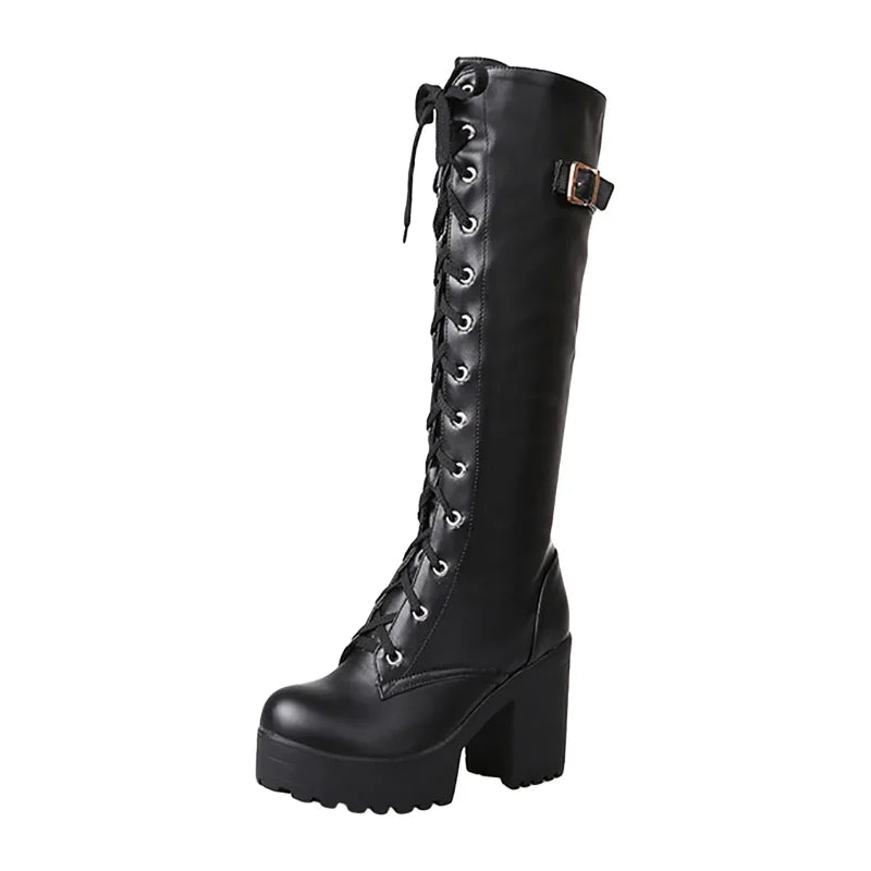 High steampunk boots gothic aesthetic
