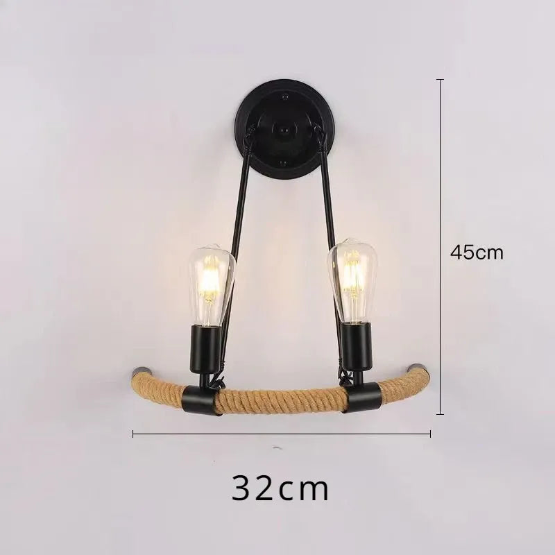 Industrial Steampunk Double-headed Lamp Stylish