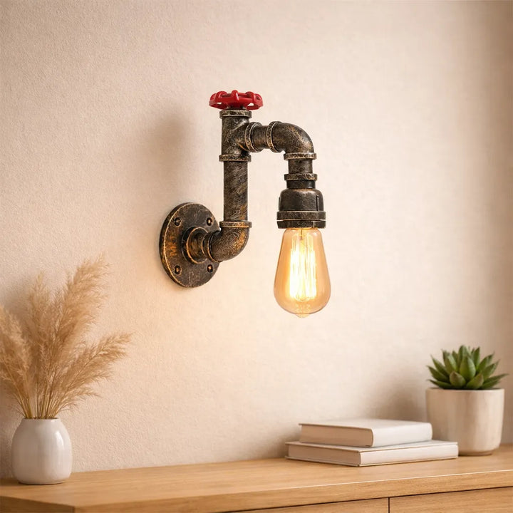 Industrial Steampunk Lamp Faucet