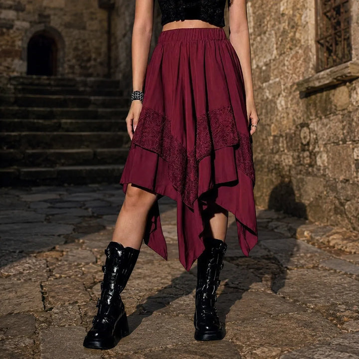 Irregular Steampunk Summer Skirt