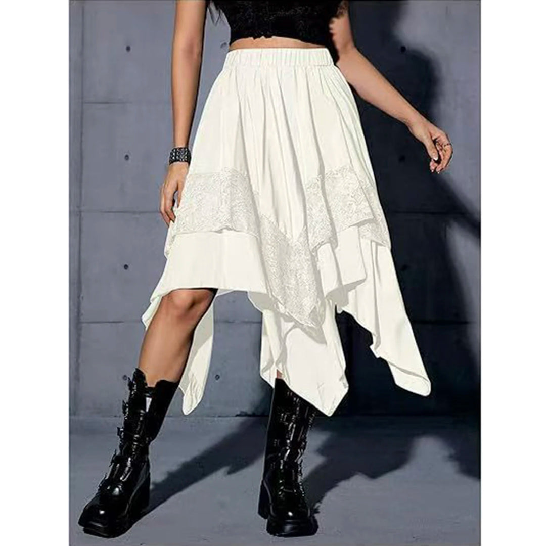 Irregular Steampunk Summer Skirt breezy
