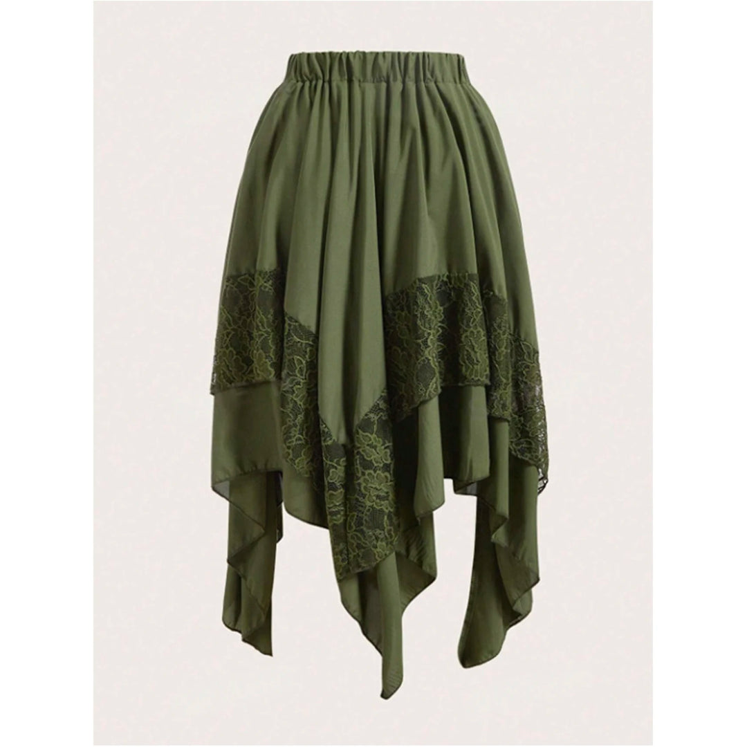 Irregular Steampunk Summer Skirt modern