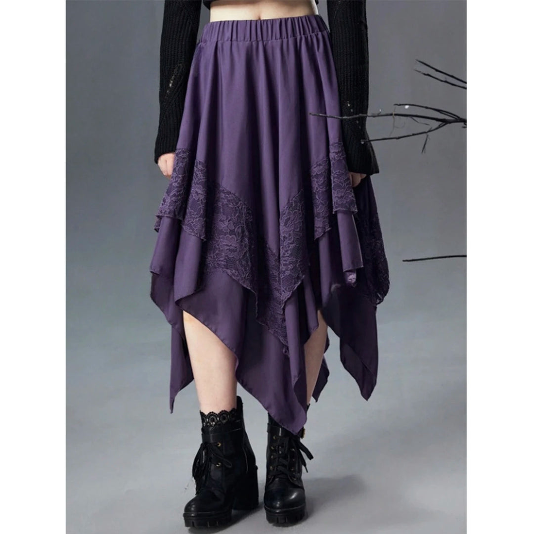 Irregular Steampunk Summer Skirt unique