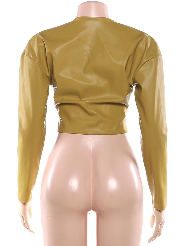 Irregular Zippered Steampunk Jacket fashionable