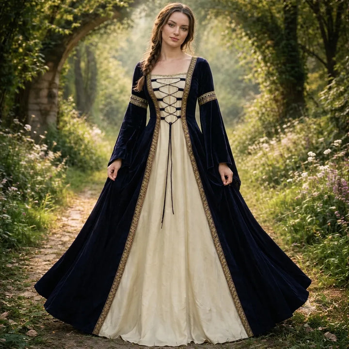 Lace-up Steampunk Medieval Dress