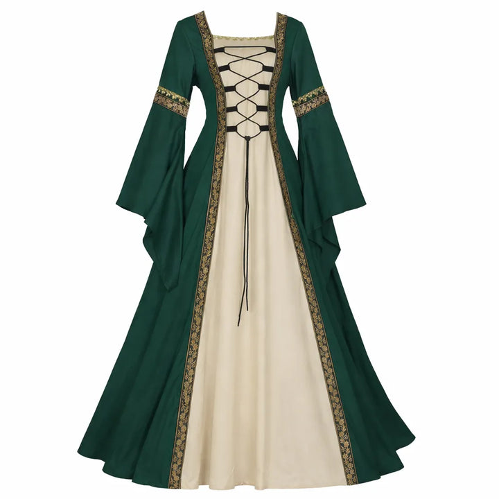Lace-up Steampunk Medieval Dress old