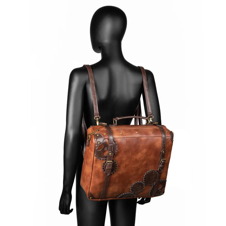 Large Retro Steampunk Gear Bag fashion