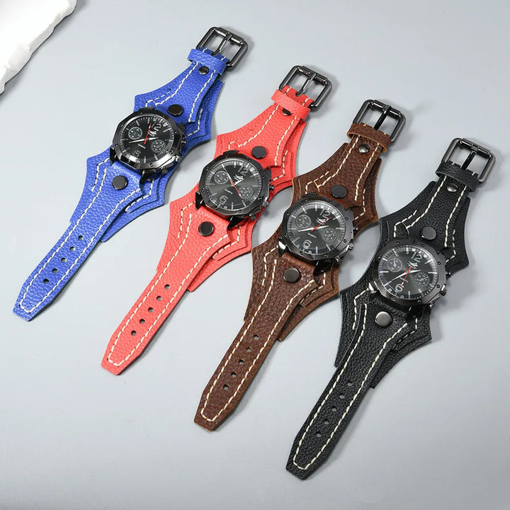 Large Vintage Steampunk Wristwatch chic