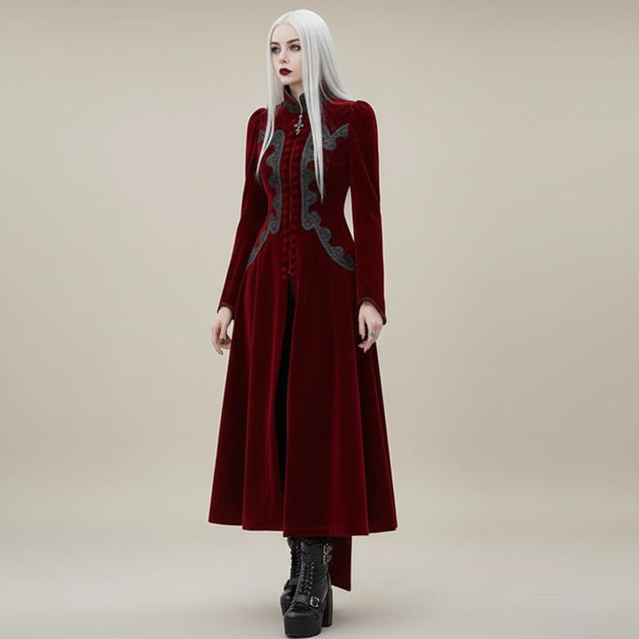 Long Retro Steampunk Coat Design