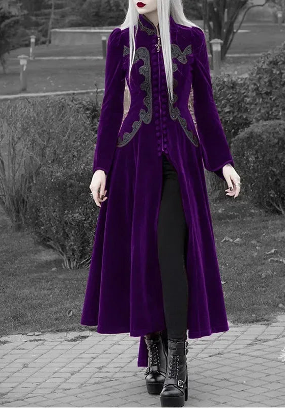 Long Retro Steampunk Coat Design vintage