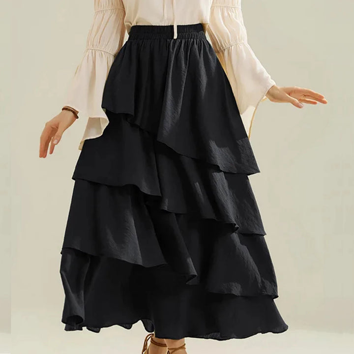 Long Vintage Steampunk Skirt